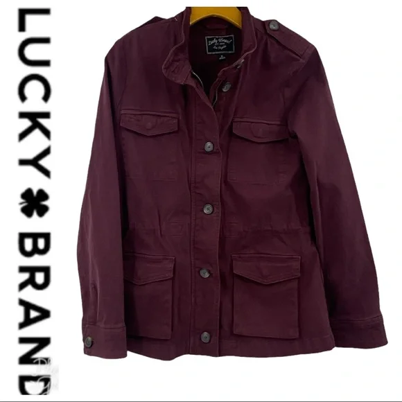 COPY - πSALEπ Lucky Brand Burgundy Cargo Jacket - Picture 4 of 8